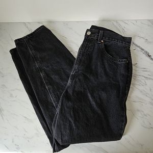 Denim Forum The Gia High Rise Carrot 28L Black Jeans